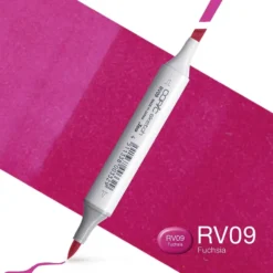 Copic Marker Sketch – RV09 Fuchsia