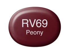 Copic Marker Sketch – RV69 Peony