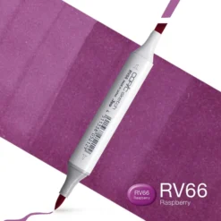Copic Marker Sketch – RV66 Raspberry