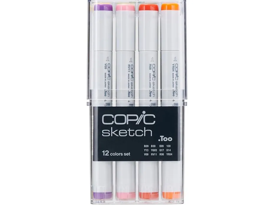 Copic Marker Sketch Sett – 12stk – Basis