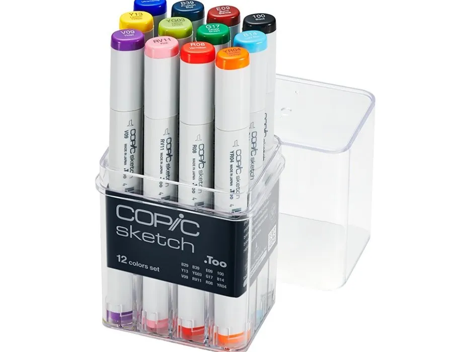 Copic Marker Sketch Sett – 12stk – Basis