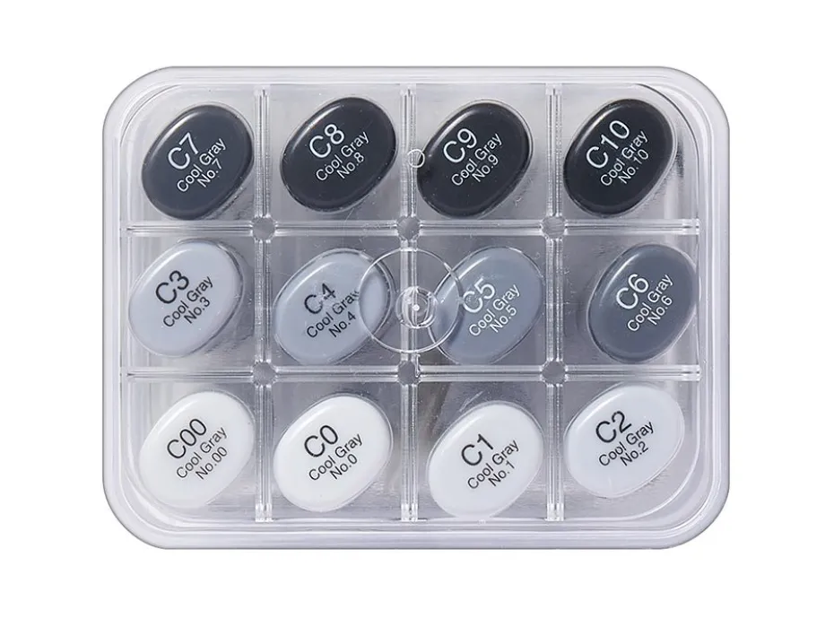 Copic Marker Sketch Sett – 12stk – Cool Grey