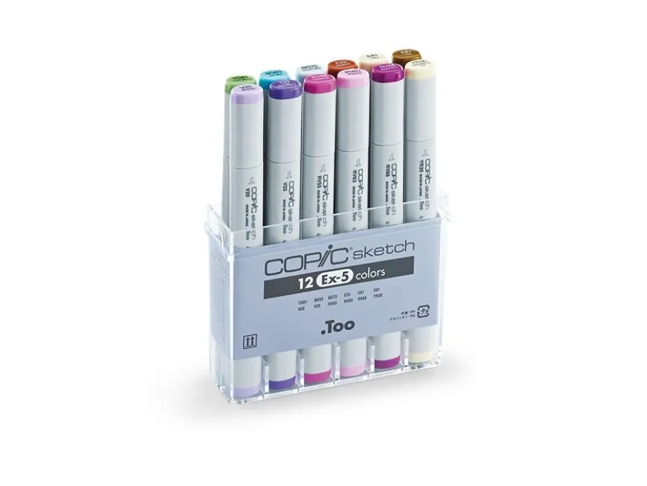Copic Marker Sketch Sett – 12stk – EX-5