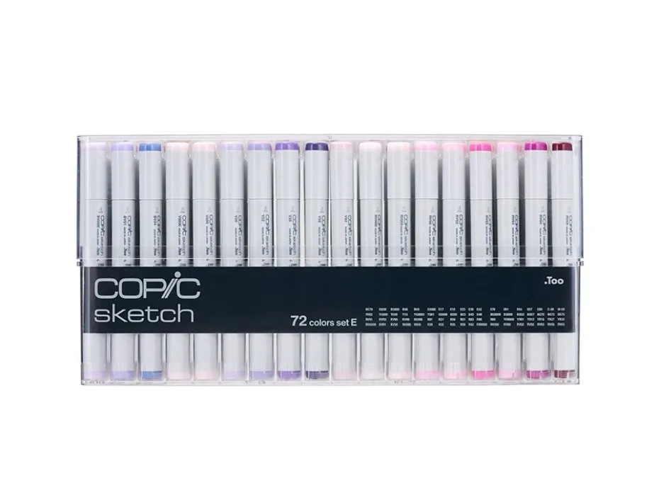 Copic Marker Sketch Sett – 72stk – E