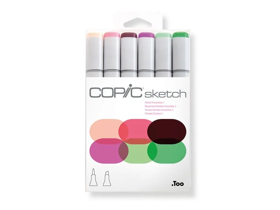 Copic Marker Sketch Sett – 6stk – Floral Favorites 1