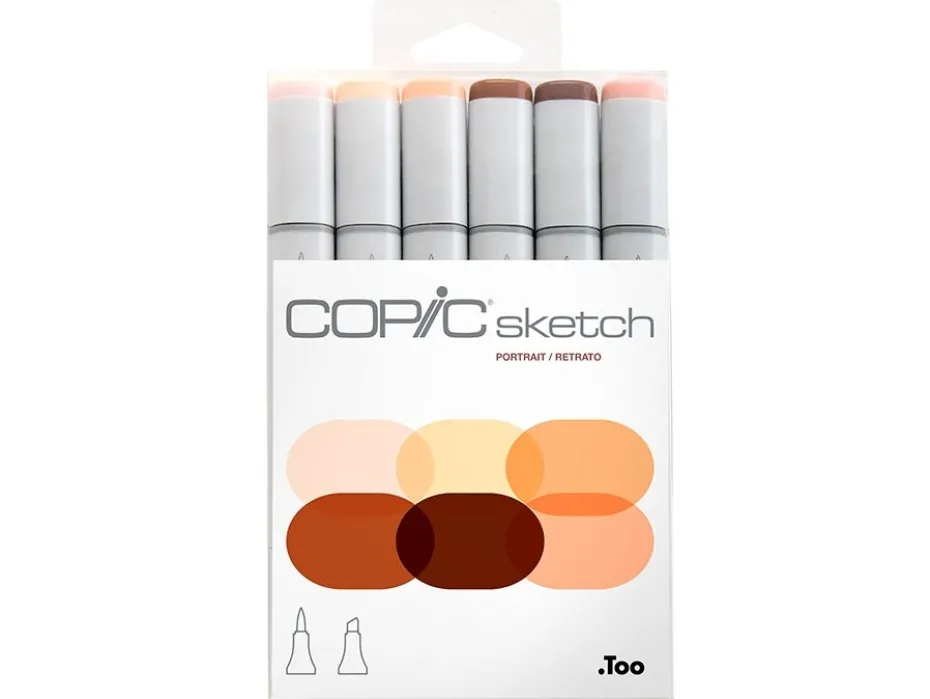 Copic Marker Sketch Sett – 6stk – Portrait