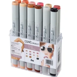 Copic Marker Sketch Sett – 12stk – Portrait Colours