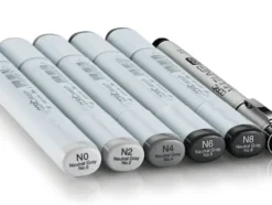 Copic Marker Sketch Sett – 5+1 stk – Sketching Grays