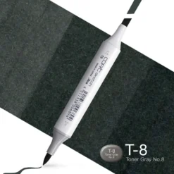 Copic Marker Sketch – T8 Toner Gray No.8