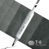 Copic Marker Sketch – T6 Toner Gray No.6