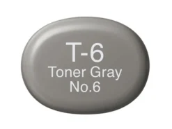 Copic Marker Sketch – T6 Toner Gray No.6