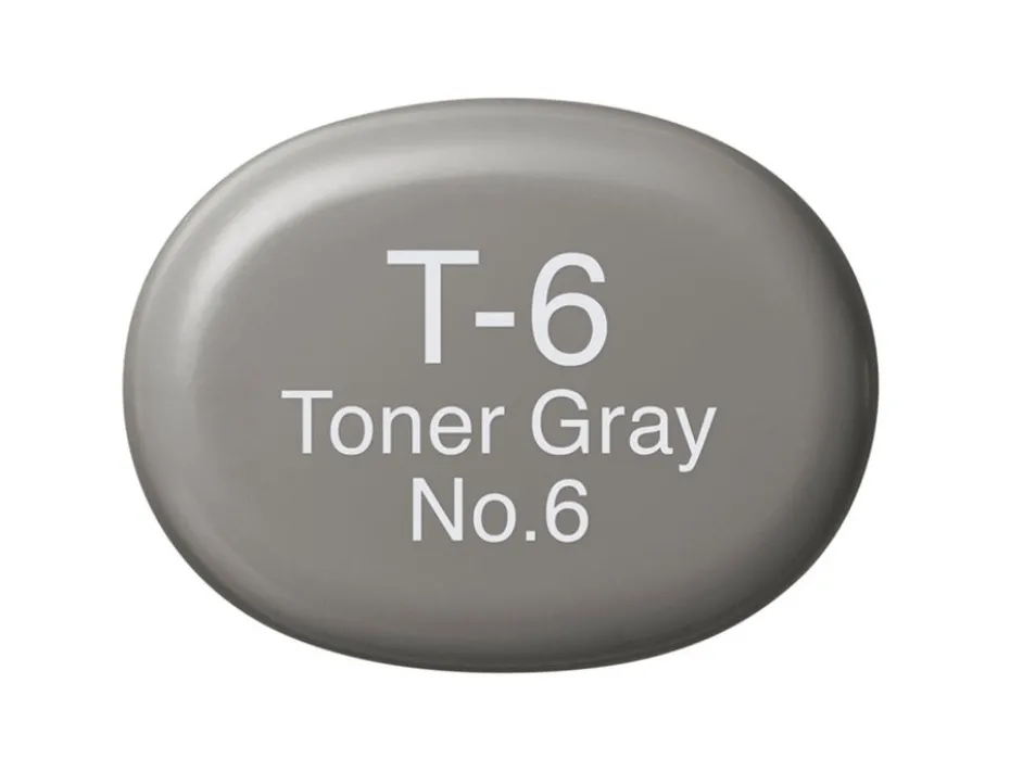 Copic Marker Sketch – T6 Toner Gray No.6