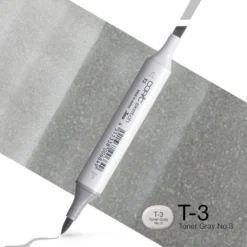 Copic Marker Sketch – T3 Toner Gray No.3