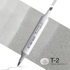 Copic Marker Sketch – T2 Toner Gray No.2