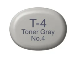Copic Marker Sketch – T4 Toner Gray No.4