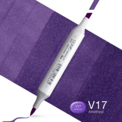 Copic Marker Sketch – V17 Amethyst