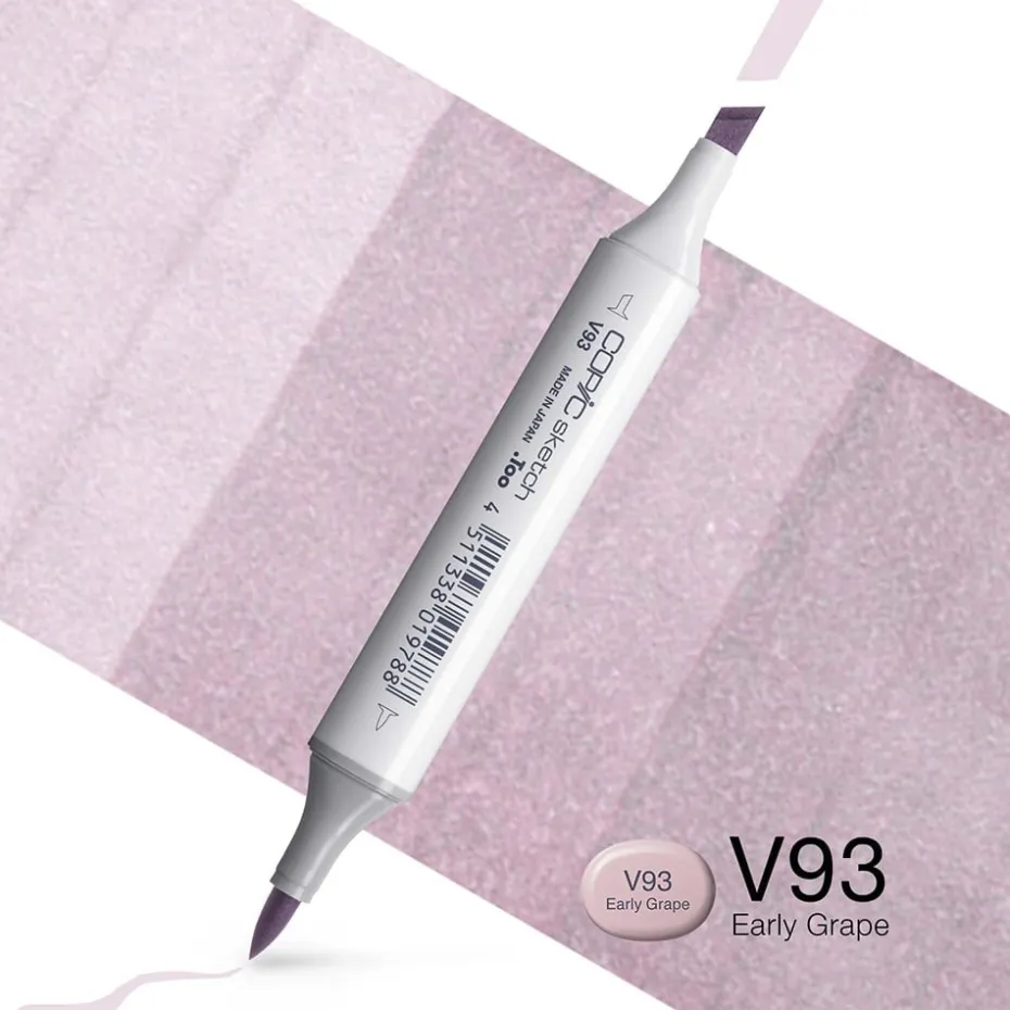 Copic Marker Sketch – V93 Early Grape