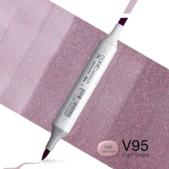 Copic Marker Sketch – V95 Light Grape