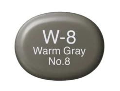 Copic Marker Sketch – W8 Warm Gray No.8