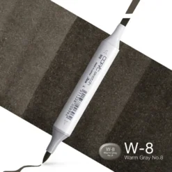 Copic Marker Sketch – W8 Warm Gray No.8