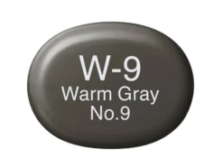Copic Marker Sketch – W9 Warm Gray No.9