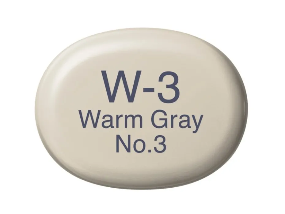Copic Marker Sketch – W3 Warm Gray No.3