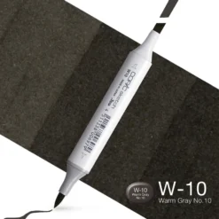 Copic Marker Sketch – W10 Warm Gray No.10