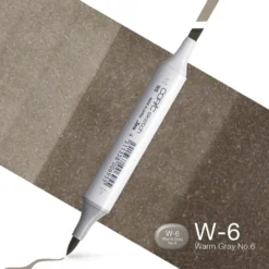 Copic Marker Sketch – W6 Warm Gray No.6