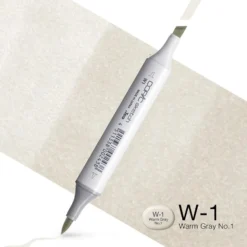 Copic Marker Sketch – W1 Warm Gray No.1