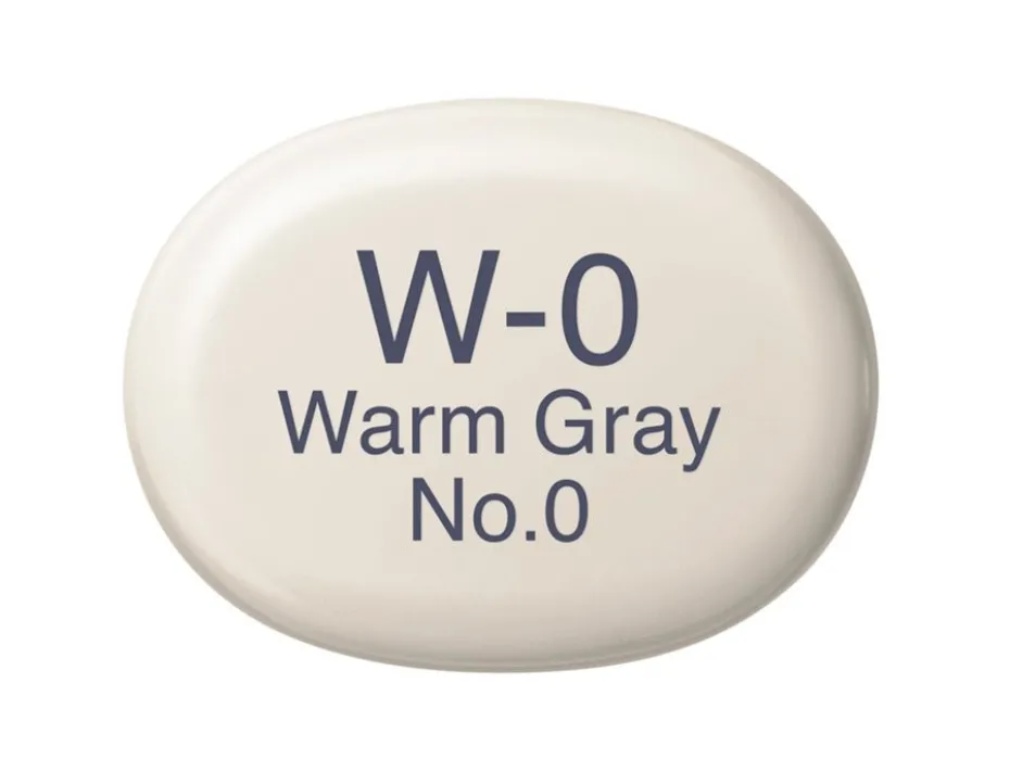 Copic Marker Sketch – W0 Warm Gray No.0