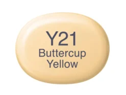 Copic Marker Sketch – Y21 Buttercup Yellow