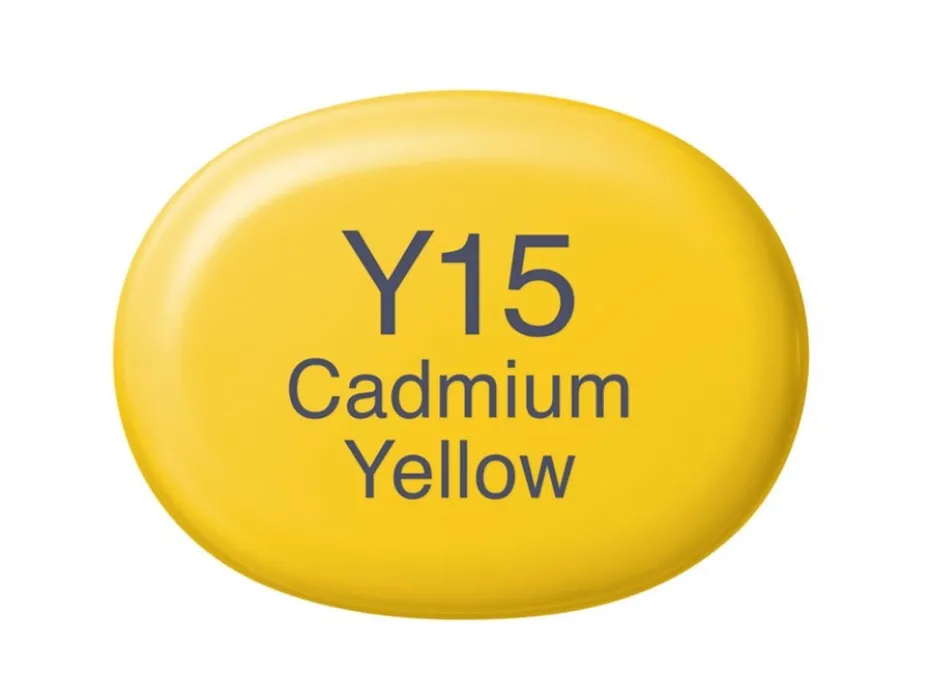 Copic Marker Sketch – Y15 Cadmium Yellow