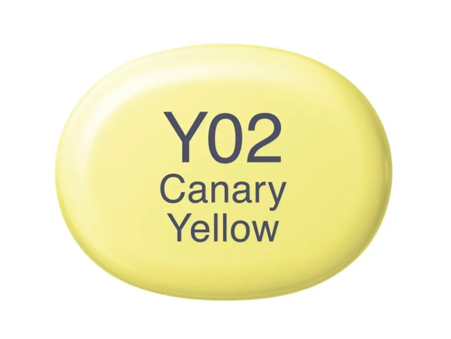 Copic Marker Sketch – Y02 Canary Yellow