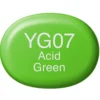 Copic Marker Sketch – YG07 Acid Green