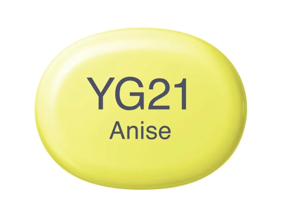 Copic Marker Sketch – YG21 Anise