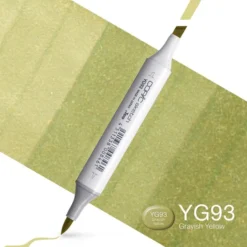 Copic Marker Sketch – YG93 Grayish Yellow