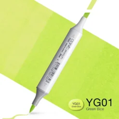 Copic Marker Sketch – YG01 Green Bice