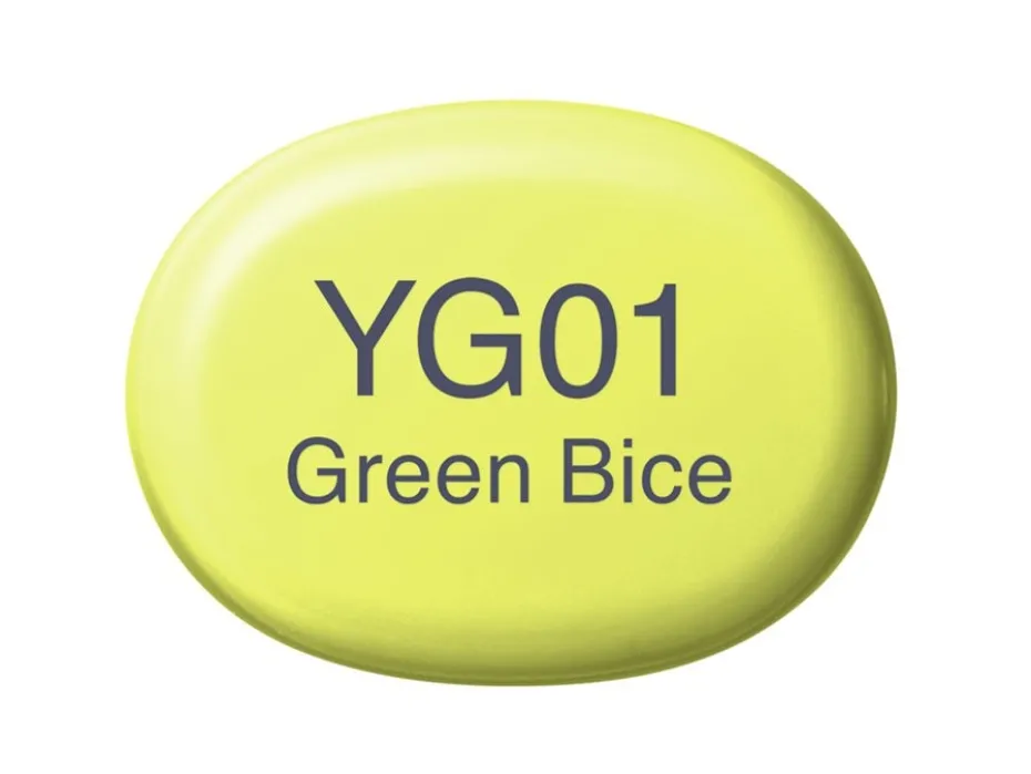 Copic Marker Sketch – YG01 Green Bice
