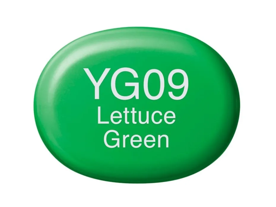 Copic Marker Sketch – YG09 Lettuce Green