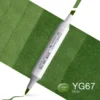 Copic Marker Sketch – YG67 Moss