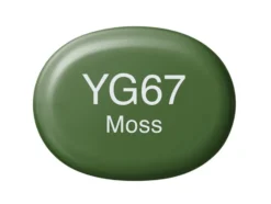 Copic Marker Sketch – YG67 Moss