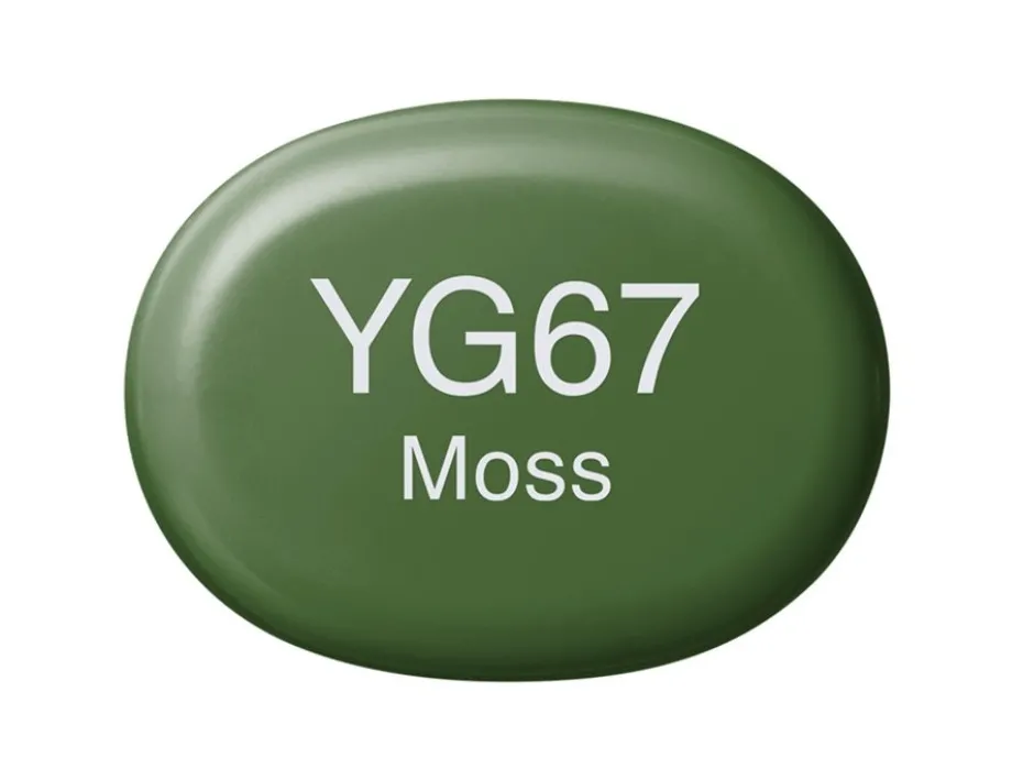 Copic Marker Sketch – YG67 Moss