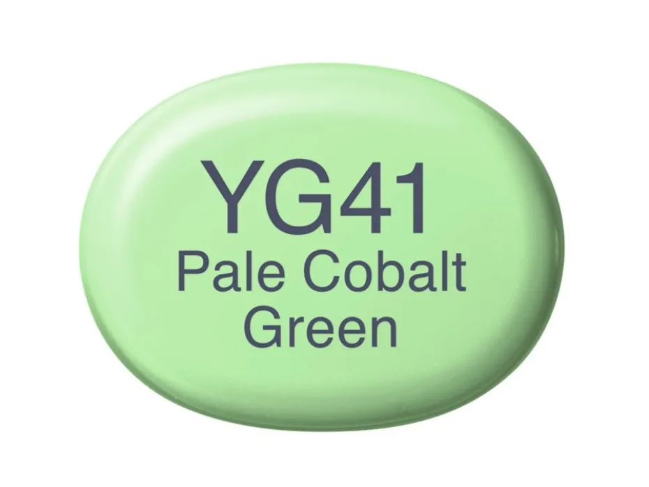Copic Marker Sketch – YG41 Pale Cobalt Green