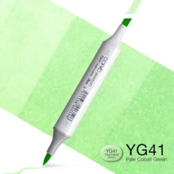 Copic Marker Sketch – YG41 Pale Cobalt Green