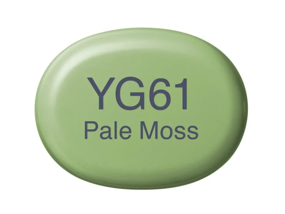 Copic Marker Sketch – YG61 Pale Moss
