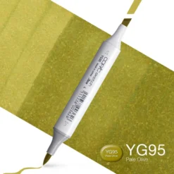Copic Marker Sketch – YG95 Pale Olive