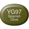 Copic Marker Sketch – YG97 Spanish Olive