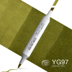 Copic Marker Sketch – YG97 Spanish Olive