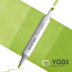 Copic Marker Sketch – YG03 Yellow Green