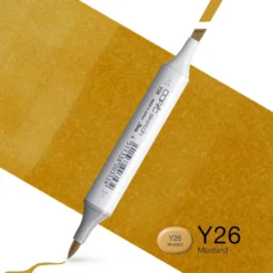 Copic Marker Sketch – Y26 Mustard